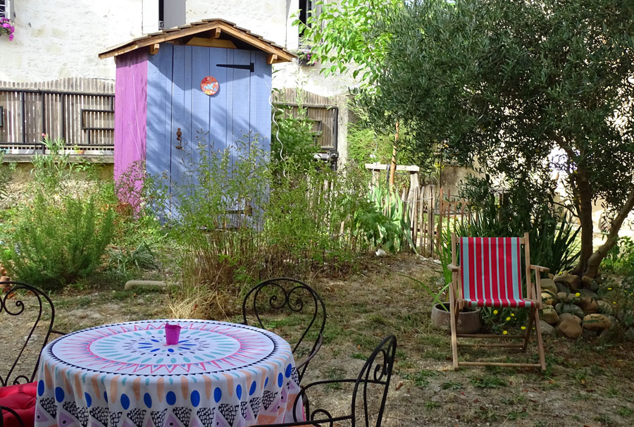 Extérieur du gîte Ô 10 à Courrensan (Gers)