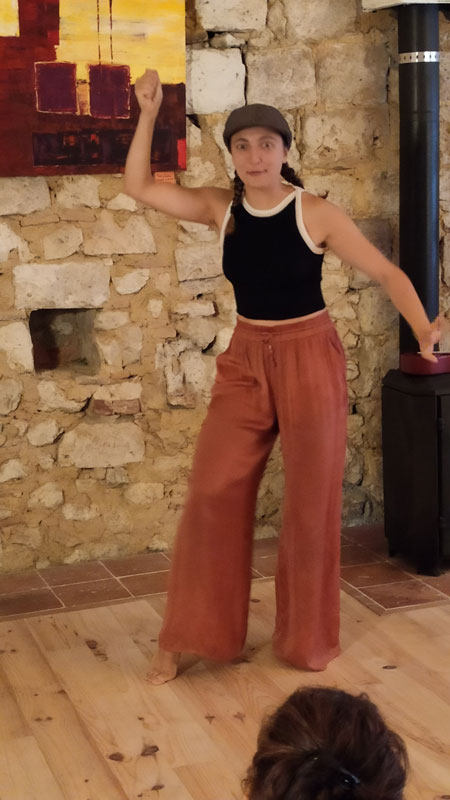 Spectacle à Courrensan, Gers